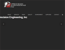 Tablet Screenshot of precisionengineering.com